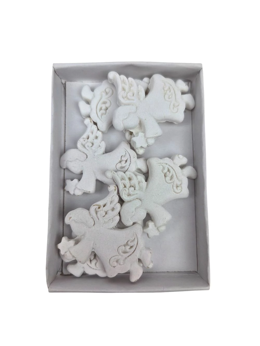 Kép 2/2 - Öntapi fehér angyalok csillaggal*6