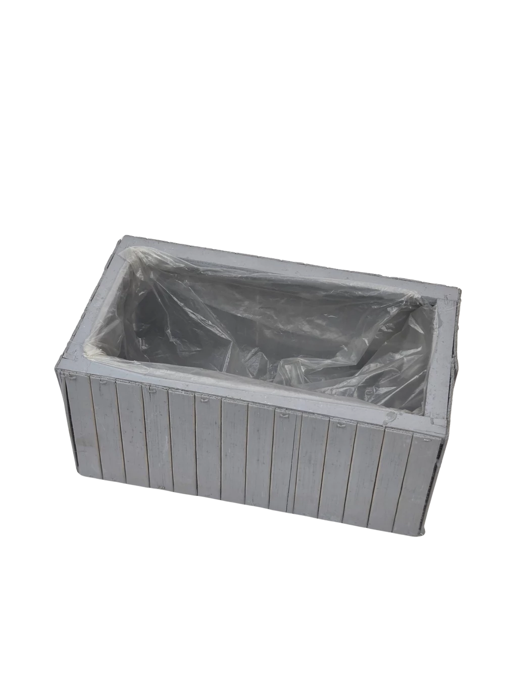 Kép 2/2 - Bambusz láda tégla 25 cm - Szürke