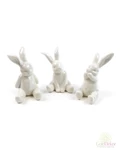 Porcelán nyuszik figura