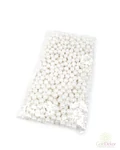 Metál hungarocell golyó 1,2 cm - Fehér
