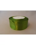 40 mm-es szatén szalag - Fűzöld