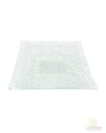 Üvegtál 14,5*14,5 cm - Színtelen