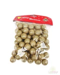 Glitteres golyó 2 cm - Arany
