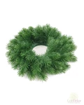 Műfenyő koszorú alap 32 cm natúr