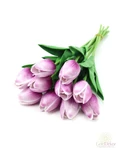 Real touch tulipán köteg*10 - Lila