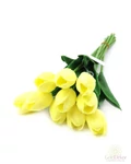 Real touch tulipán köteg*10 - Krém-sárga