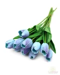 Real touch tulipán köteg*10 - Lila kék