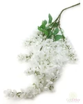 Fehér csüngős virágú dekor ág