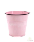 Színes bádog vödör - Rózsaszín