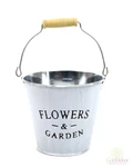 Füles bádog vödör FLOWER&GARDEN 