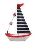 Fa hajó csíkos vitorlával - Fekete csíkos