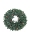 Műfenyő koszorú alap 30 cm tobozos