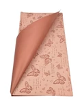 Íves fólia 57*56 cm lepke mintás - Cappuccino-barack