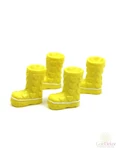 Szíves kicsi csizma*4 - Sárga