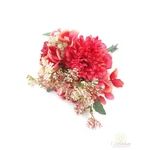 Vegyes bazsarózsa csokor 30 cm - korall
