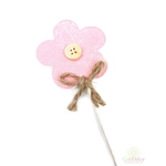 Koptatott fa virág betűző - Rózsaszín