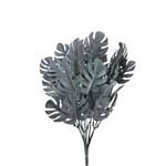 Műzöld csokor Monstera - Hamvas fekete