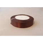 20 mm-es szatén szalag - Sötét barna