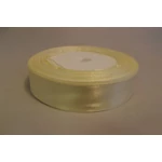 20 mm-es szatén szalag - Tört fehér