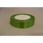 20 mm-es szatén szalag - Fűzöld