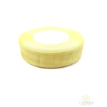 20 mm-es organza szalag - Krém sárga