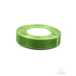 20 mm-es organza szalag - Sötét zöld
