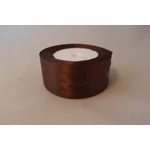 40 mm-es szatén szalag - Sötét barna