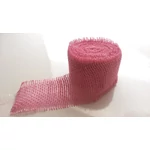 Juta szalag 7cm-RÓZSASZÍN