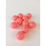 Gyöngy pasztel 25mm - Korall