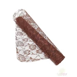 Rózsamintás lace háló - Barna