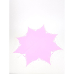 Színes virág fólia 8 ágú - Élénk Rózsaszín
