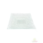 Üvegtál 14,5*14,5 cm - Színtelen