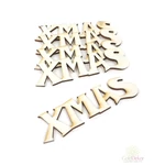 Fa felírat kicsi XMAS - Fehér
