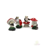Bagoly figura gomba alatt
