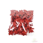 Glitteres csillag 2,5 cm - Piros