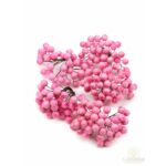 Drótos bogyó 1 cm - Rózsaszín