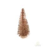 Talpas fenyő 10 cm csillámos - Bronz