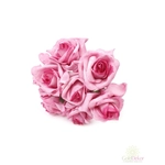 Drótos polyfoam rózsa 1 - Cirmos rózsaszín