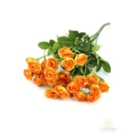 Apró virágú rózsa csokor - Narancs