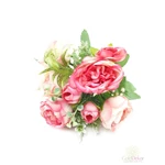 5+3 fejes kis peonia csokor - Cirmos pink