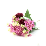 Vegyes virágú színes csokor - Pink-bordó