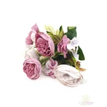 Bambusz rügyes paeonia csokor - mályva