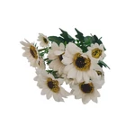 Napraforgó csokor - Fehér