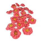 Polyfoam fejvirág gardenia - Piros