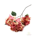3 fejes hortenzia ág 84 cm - Rózsaszín