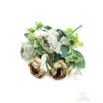 Vegyes színű paeonia csokor - Zöld