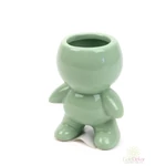 Pasztel figura kaspó - Álló zöld