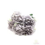 7 fejes nyílt paeonia csokor - Szürke