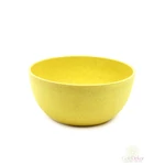 Kerekded műanyag tál 20 cm - Sárga