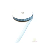 Pöttyös organza  szalag 1 cm - Kék